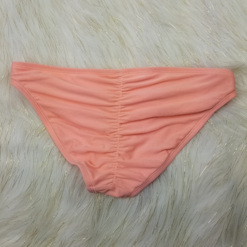 XHILARATION Ruched bottom Bikini Bottoms SIZE MED
